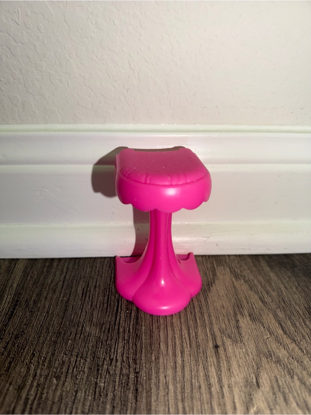 Hasbro Pink Miniature Plastic Stool